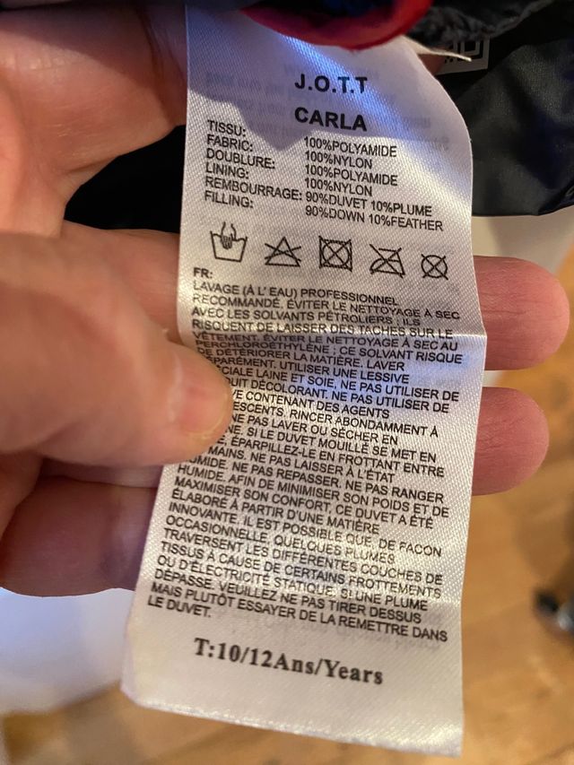 Anorak JOTT niño Talla 10/12