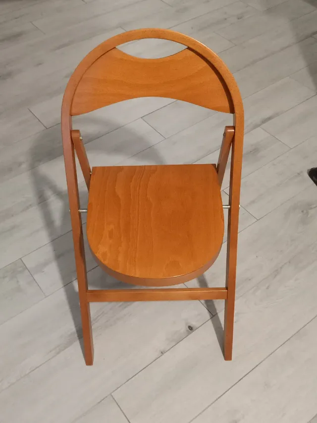 Tavolo consolle ciliegio con 4 sedie