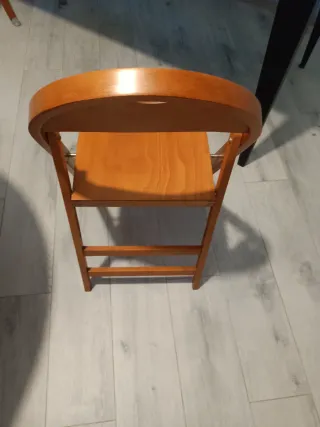 Tavolo consolle ciliegio con 4 sedie