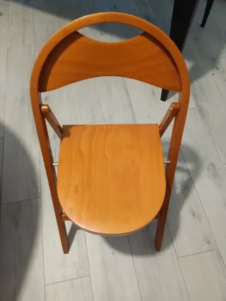 Tavolo consolle ciliegio con 4 sedie