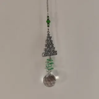 Colgante Cristal y Árbol Navidad