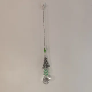 Colgante Cristal y Árbol Navidad