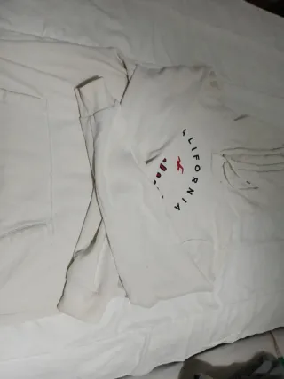 Sudadera Hollister Blanca