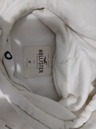 Sudadera Hollister Blanca