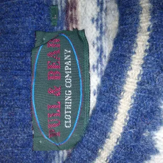 Dos jerséis de lana multicolor