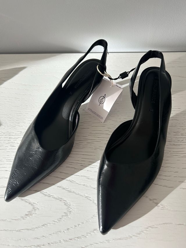 Zapatos Stradivarius negros Talla 38 - Nuevos