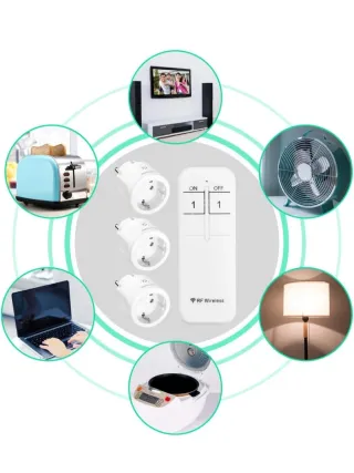 Enchufe Inteligente GreenSun con Mando a distancia