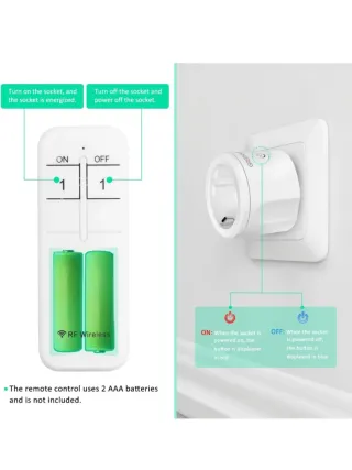 Enchufe Inteligente GreenSun con Mando a distancia