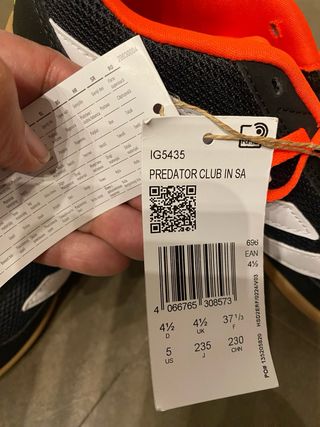 Zapatillas Adidas Predator IG5435 Talla 37,5 NEWS