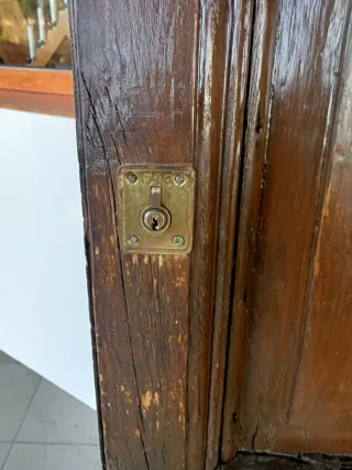 Puerta de entrada exterior madera maciza