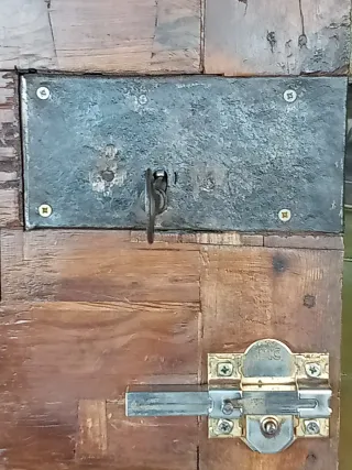 Puerta de entrada exterior madera maciza