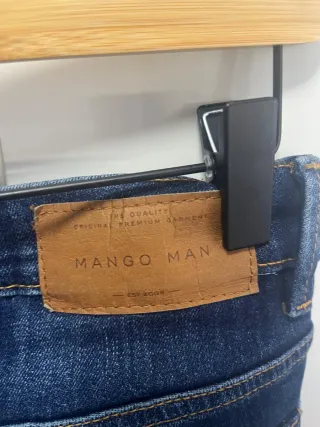 Vaqueros Mango Azules