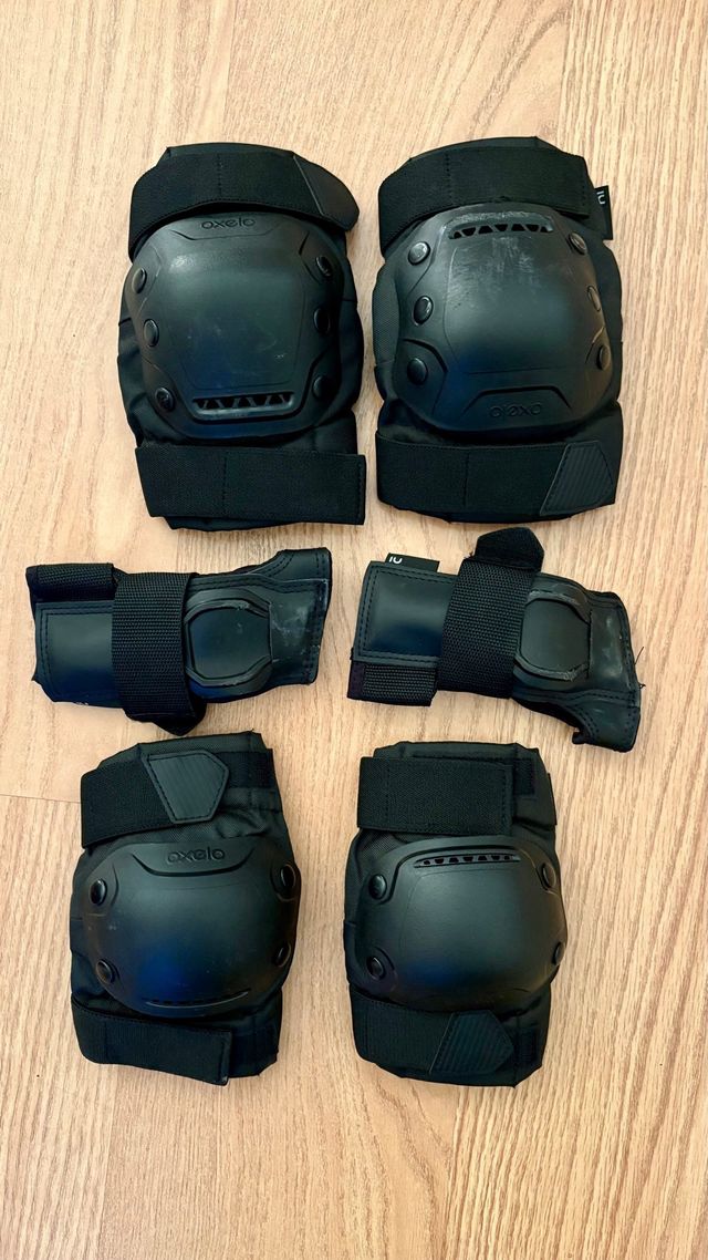 Patines Oxelo Talla 38-41 + Protecciones y Bolsa