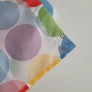 Cortina de ducha lunares multicolor