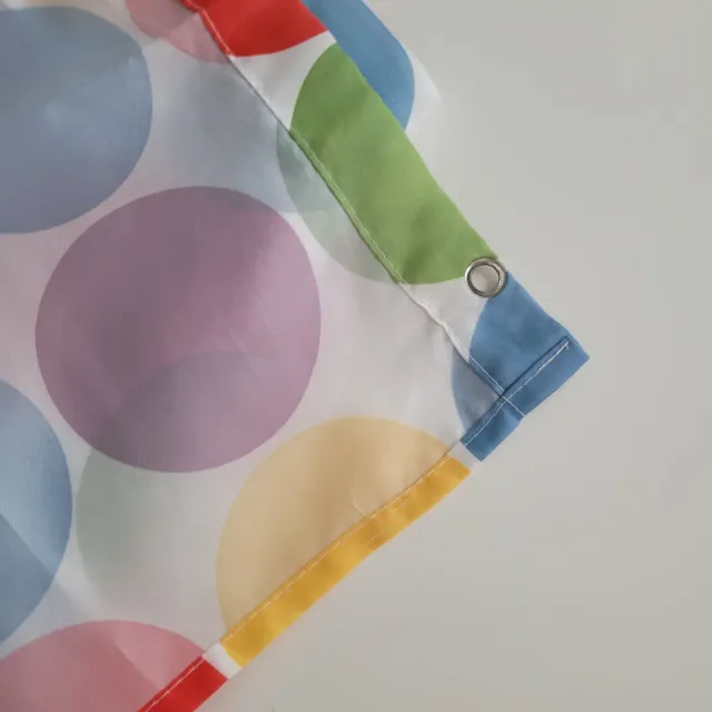 Cortina de ducha lunares multicolor