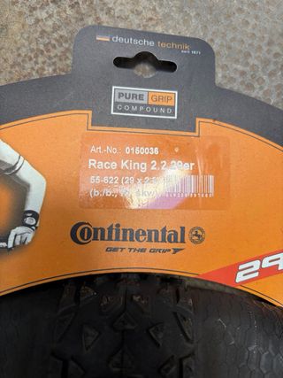 Pack 2 cubiertas Continental Raceking o x-king