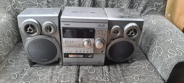 Microcadena Aiwa NSX-R21 Prata/Preto