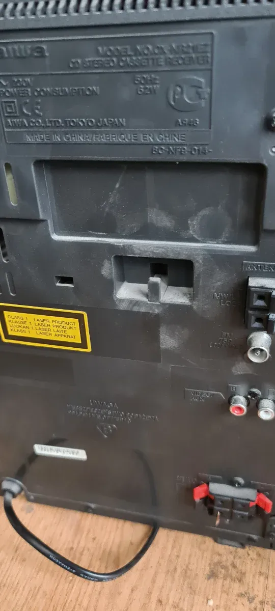 Microcadena Aiwa NSX-R21 Prata/Preto