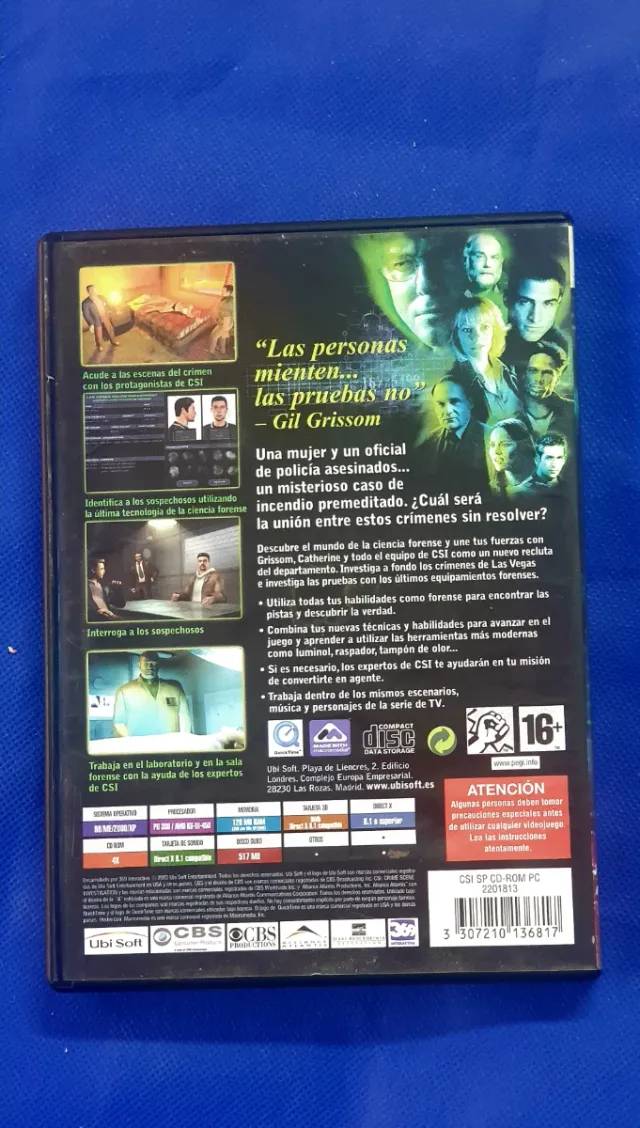 Juego PC CSI: Crime Scene Investigation