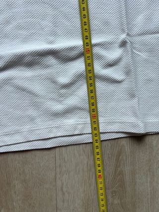 Camiseta Bershka manga corta blanca