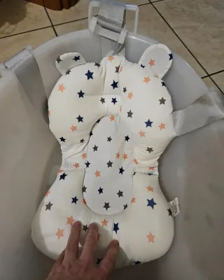 Cuscino per bagnetto neonato stelle