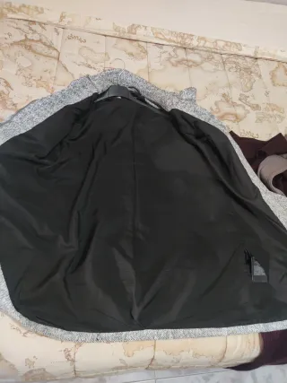 Cappottino donna grigio e nero