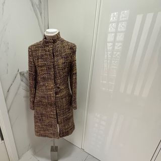 Abrigo de tweed de la marca individual