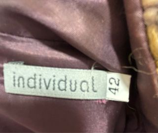 Abrigo de tweed de la marca individual