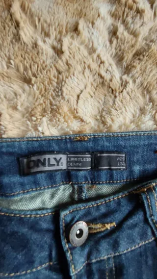 Pantalón vaquero recto ONLY azul