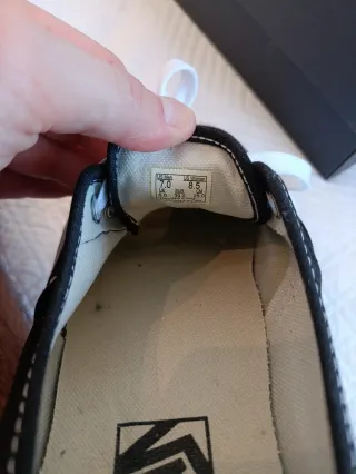 Zapatillas Vans Authentic Negras Talla 39