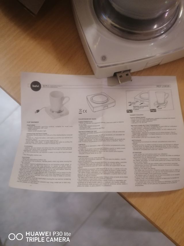 Idea regalo di Natale  Scalda bevande USB Balvi