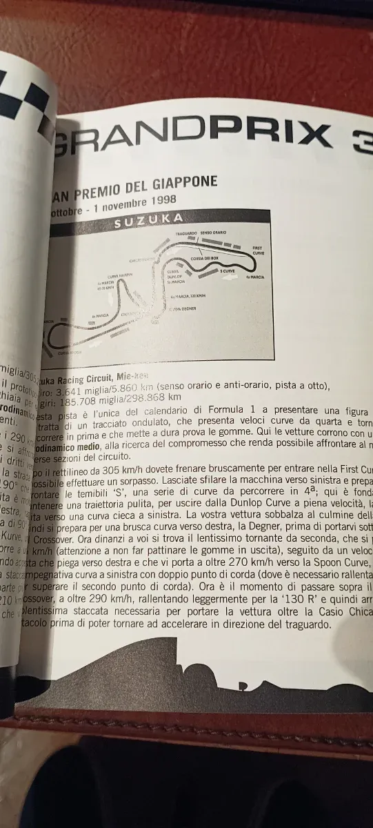 Libretto Grand Prix 3 F1 1998