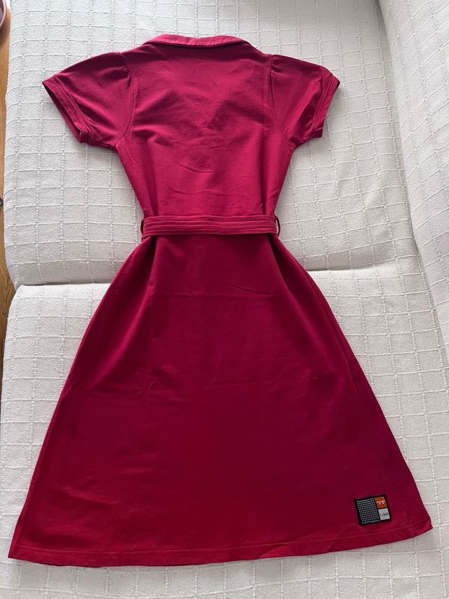 Vestido Titis rojo con estampado floral