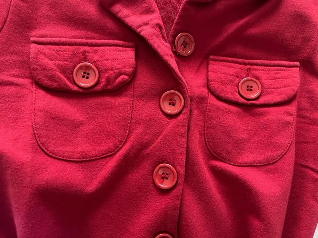 Vestido Titis rojo con estampado floral