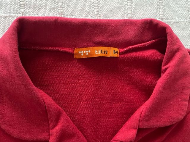 Vestido Titis rojo con estampado floral