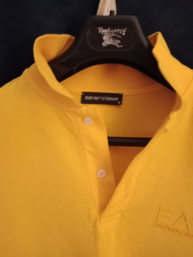 Polo Emporio Armani Amarillo Talla M