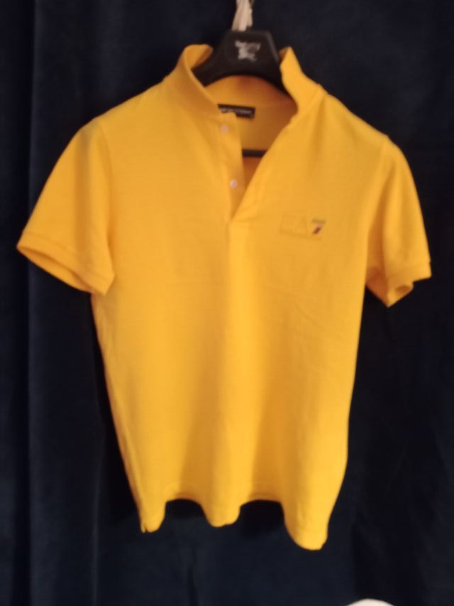 Polo Emporio Armani Amarillo Talla M