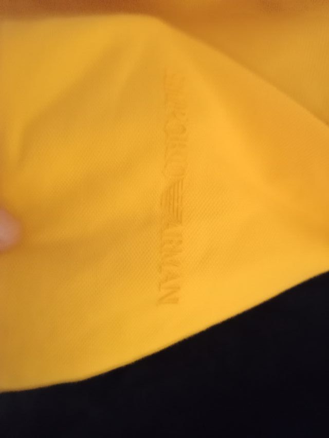 Polo Emporio Armani Amarillo Talla M