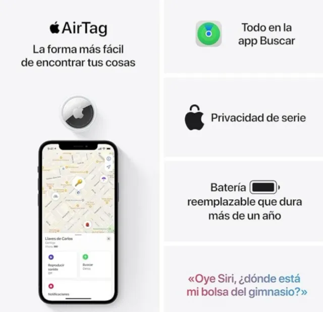 Apple AirTag - Confezione da 4