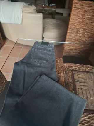 Vaqueros Pull&Bear Negros Wide leg talla 32- 34