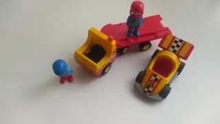Playmobil 1,2,3 Coche Carreras y Camión 6761