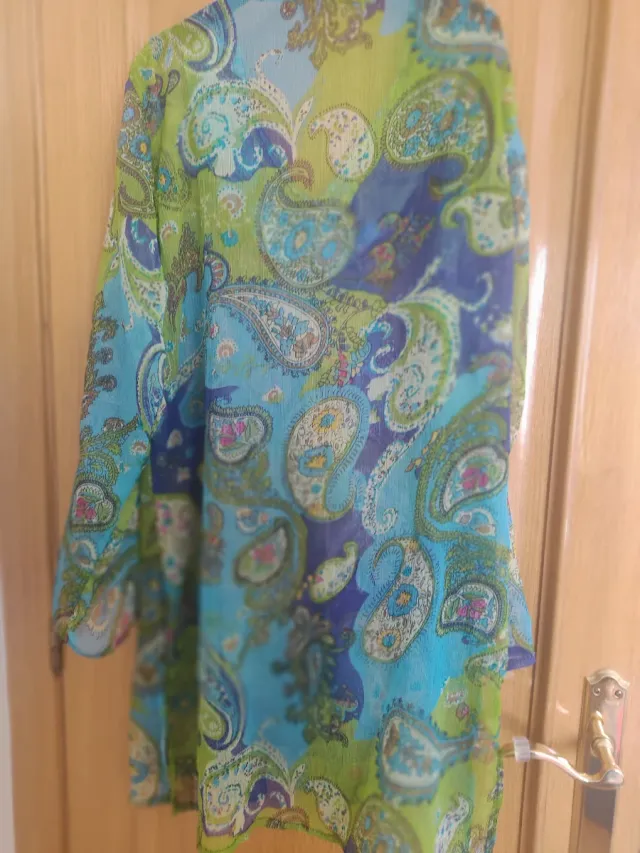 Camisola de playa estampada