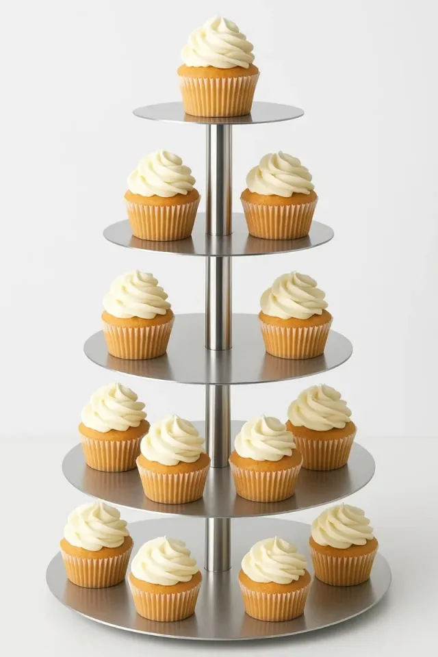 Suporte para bolos de 7 andares em alumínio