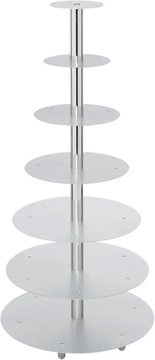 Suporte para bolos de 7 andares em alumínio