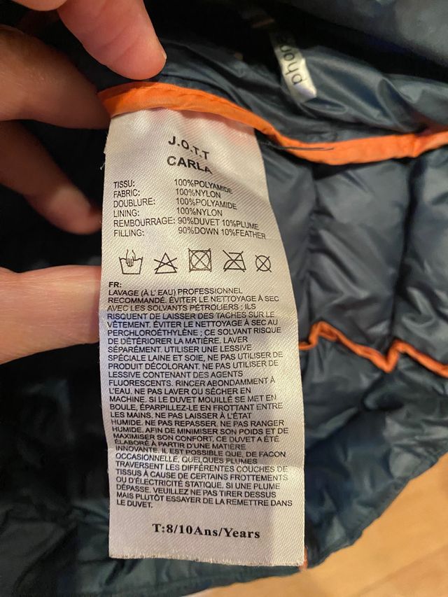 Anorak JOTT verde botella T. 8/10