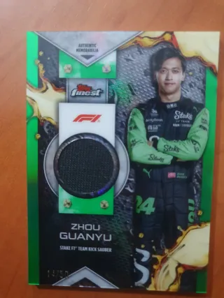 Carta Zhou Guanyu 14/50 memorabilia