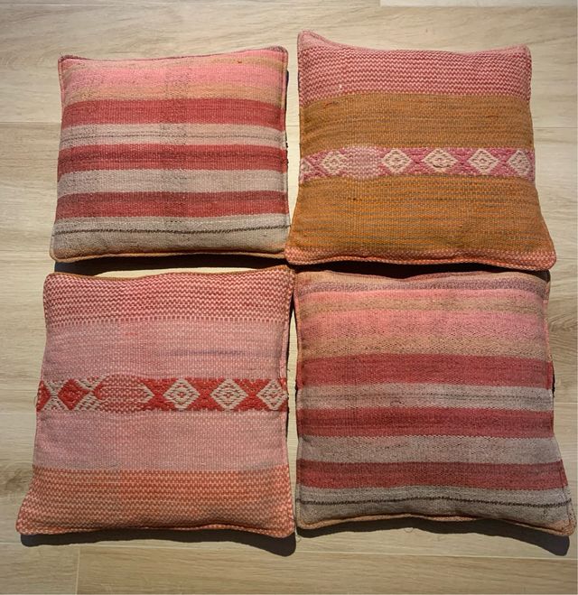 Cojines artesanales Perú (Set de 4)