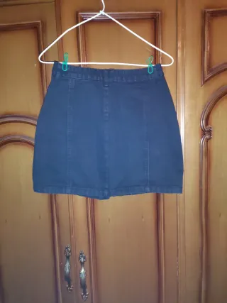 Falda vaquera botones