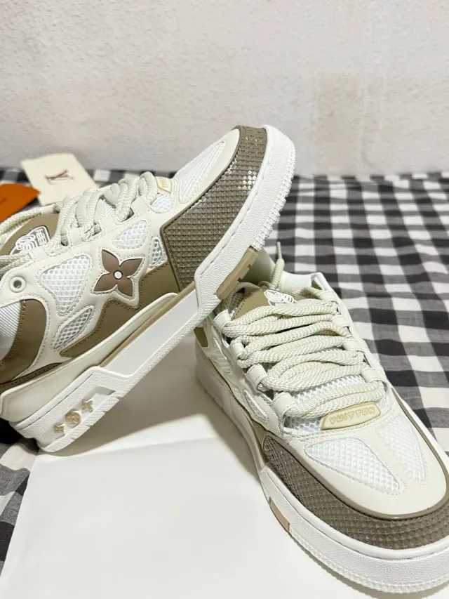 Zapatillas Louis Vuitton Beige/Blanco Hombre