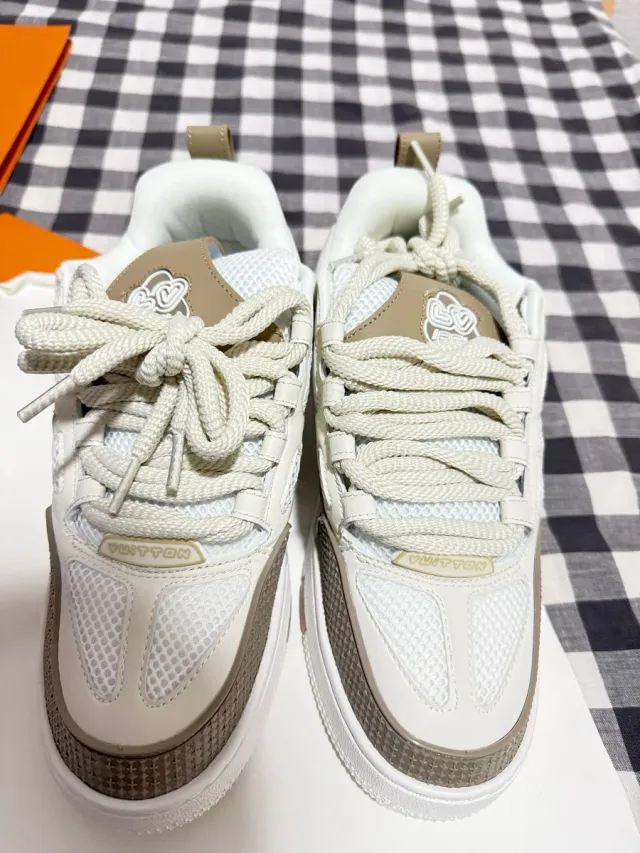 Zapatillas Louis Vuitton Beige/Blanco Hombre